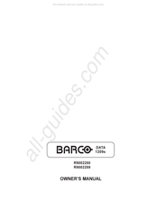 Barco R9002259 Owner's Manual