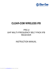 Clear-Com PRC-2 Instruction Manual