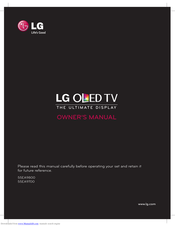 LG 55EA9800 Owner's Manual