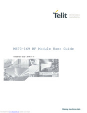 Telit Wireless Solutions ME70-169 User Manual
