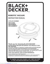 Black & Decker HRV425BL Instruction Manual