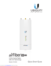 Ubiquiti airFiber AF-5XHD Manuals | ManualsLib