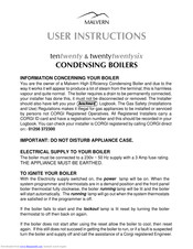 Malvern tentwenty User Instructions