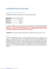 IntelliPeak DirectLink WiFi Application Manual