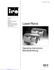 IRO Laser Operating Instructions Manual