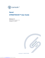 Savari STREETWAVE User Manual