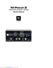 JBL M-Patch2 Owner's Manual