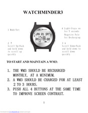 WatchMinder WM3 User Manual