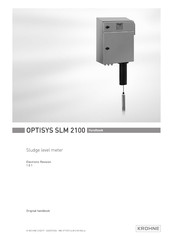 KROHNE OPTISYS SLM 2100 Handbook