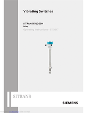 Siemens SITRANS LVL200H Operating Instructions Manual