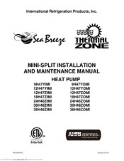 Thermal Zone 36H46ZIMI Installation And Maintenance Manual