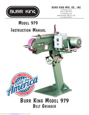 BURR KING 979 Instruction Manual