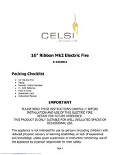 Celsi Accent Infusion Manual