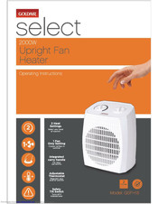 Goldair Select GSFH18 Operating Instructions Manual