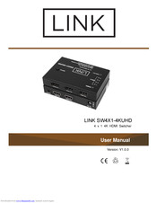 Link SW4X1-4KUHD User Manual