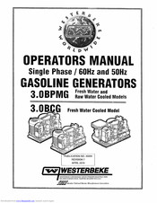 Westerbeke 3.0 BPMG Operator's Manual