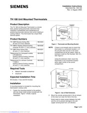 Siemens Powers TH 188 Installation Instructions