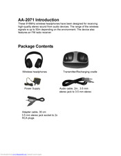 Jaycar AA-2071 Manual