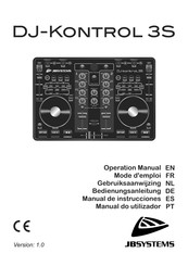 JBSYSTEMS Light DJ-Kontrol 3S Operation Manual