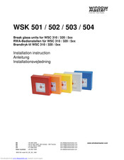 Window Master WSK 501 Installation Instruction