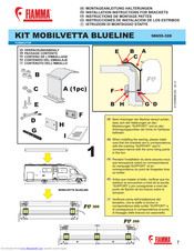 Fiamma KIT MOBILVETTA BLUELINE Installation Instructions