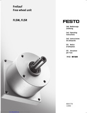 Festo FLSM Operating Instructions Manual