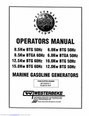 Westerbeke BTG 15.0 Operator's Manual