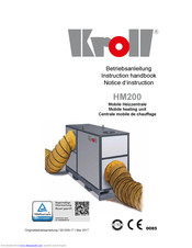 Kroll HM200/2 Instruction Handbook Manual