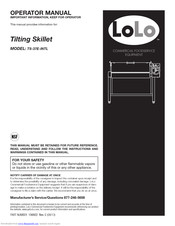 LoLo TS-37E-INTL Operator's Manual