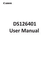 Canon DS126401 User Manual