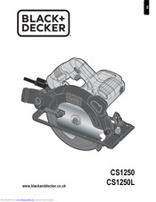 Black & Decker CS1250 Safety Instructions