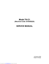 Ricoh TH-C1b Service Manual