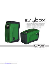 Dab E.sybox Instruction For Installation And Maintenance