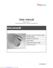 Foxtron DALImiw30 User Manual