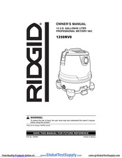 RIDGID 1250RV Owner's Manual