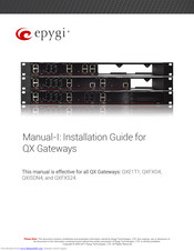 Epygi QXFXO4 Installation Manual
