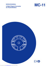 EKO MC-11 Instruction Manual