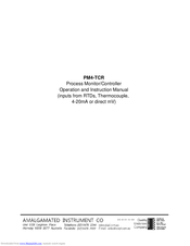 Amalgamated Instrument PM4-TCR Operation And Instruction Manual