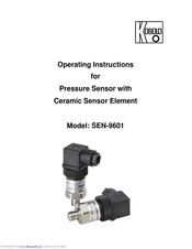 Kobold SEN-9601 Operating Instructions Manual