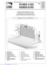 CAME H1103 Manual