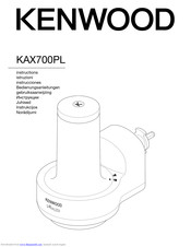 Kenwood KAX700PL Instructions Manual