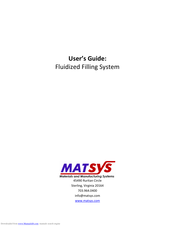 MATSYS Fluidized Filling System User Manual