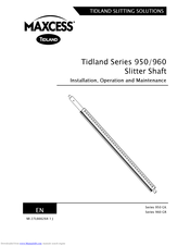 Maxcess Tidland 950 Series Installation, Operation And Maintenance Manual