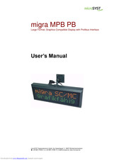 microSYST migra MPB PB User Manual