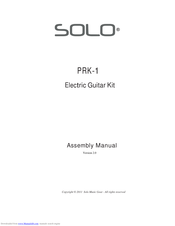 Solo Music Gear PRK-1 Assembly Manual