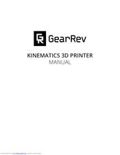 GearRev Kinematics Manual