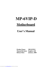 Magic-Pro Computer MP-6VIP-D User Manual