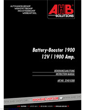 AHB Battery-Booster 1900 Instruction Manual