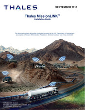 Thales MissionLink Installation Manual