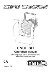 Briteq EXPO CANNON Operation Manual